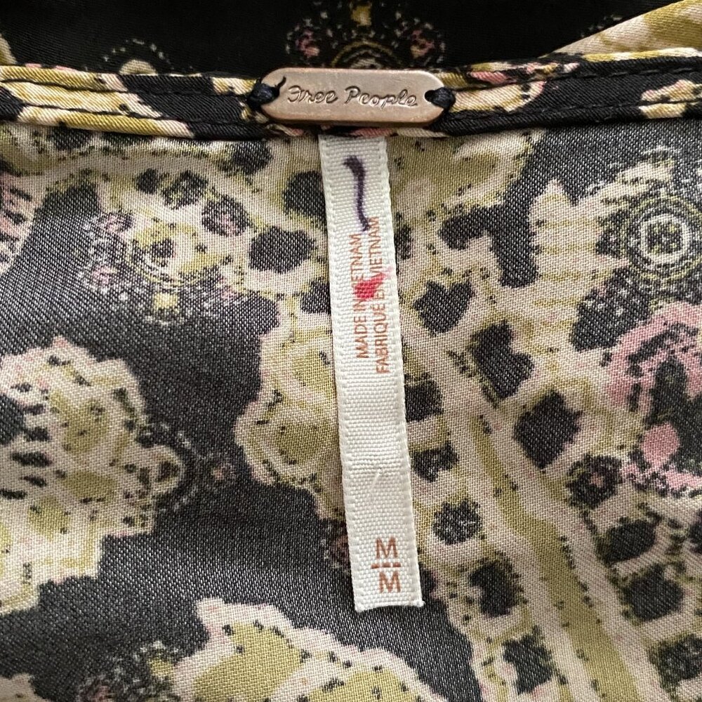 Free People Arzel Printed Mini Dress NWOT - Picture 11 of 11